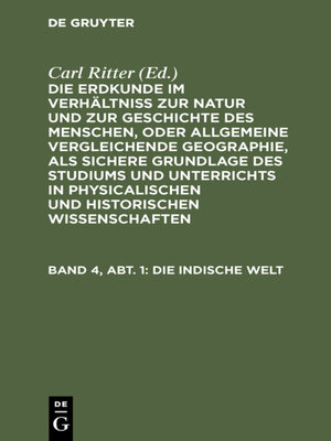cover image of Die Indische Welt